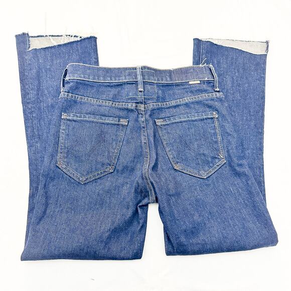 Mother Superior The Insider Crop Step Fray Clean Up Your Act Denim Jeans Size 25 - Picture 5 of 10